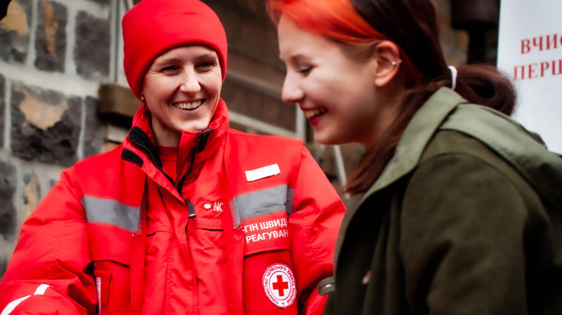 Information point compiles information on offers of help.