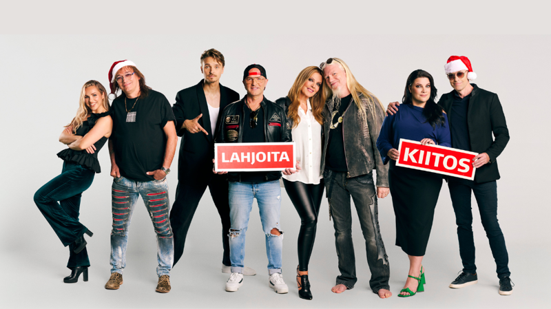 "Vain elämää" artists support the Christmas campaign