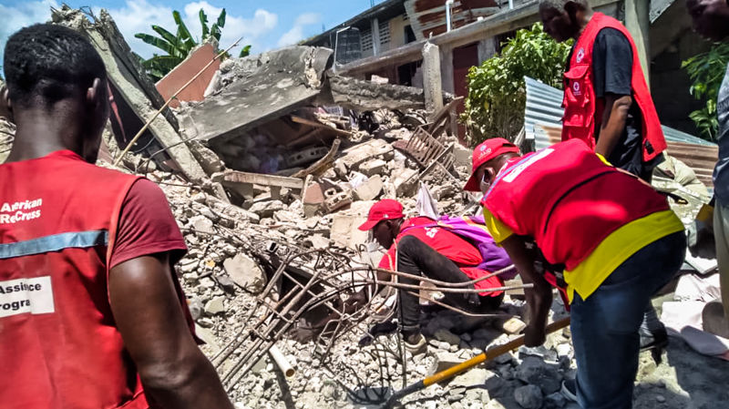 How the Red Cross is helping in Haiti
