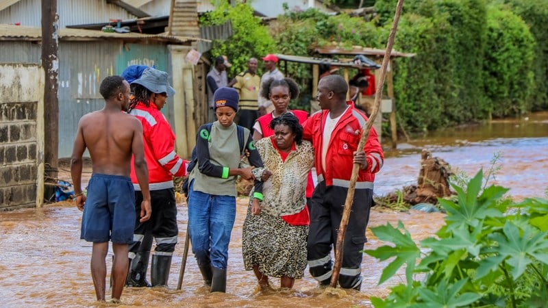The Finnish Red Cross helps the victims of flooding in Kenya