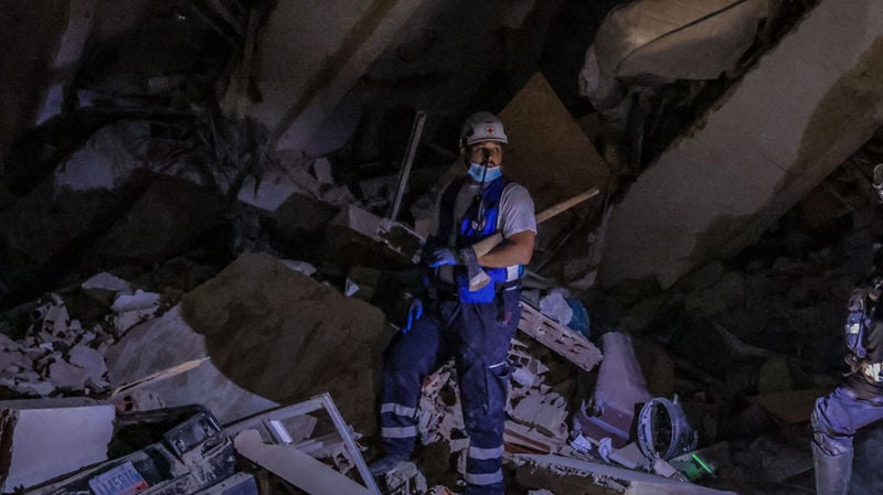 Red Cross helps people affected by the earthquake in Venezuela