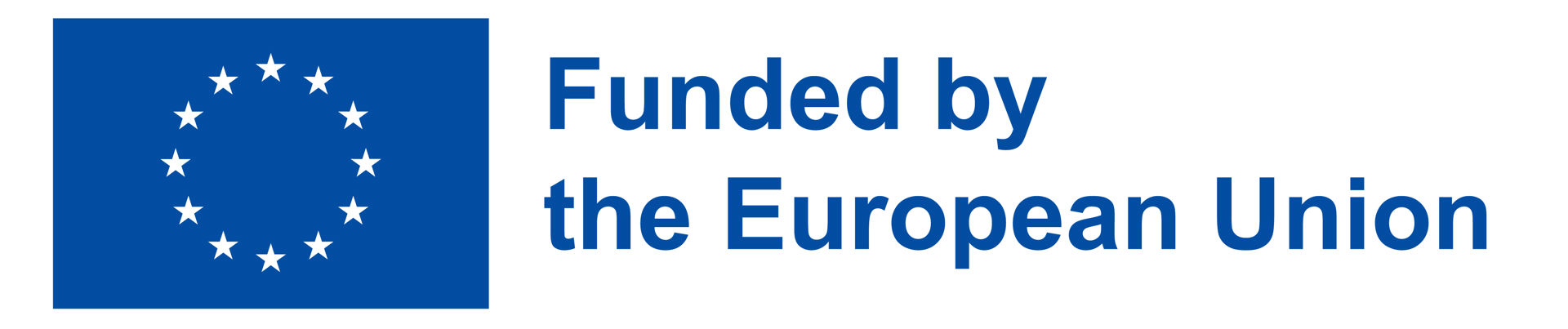 EU logo with a text Funded by the European Union