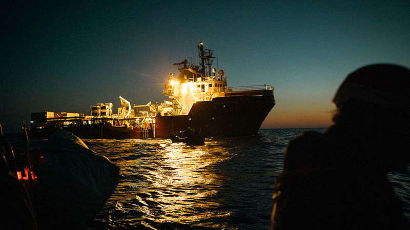 "Over a quarter of the people rescued from the sea early this year were minors"