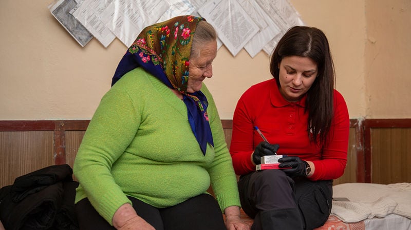 Clinics and mobile clinics provide primary health care