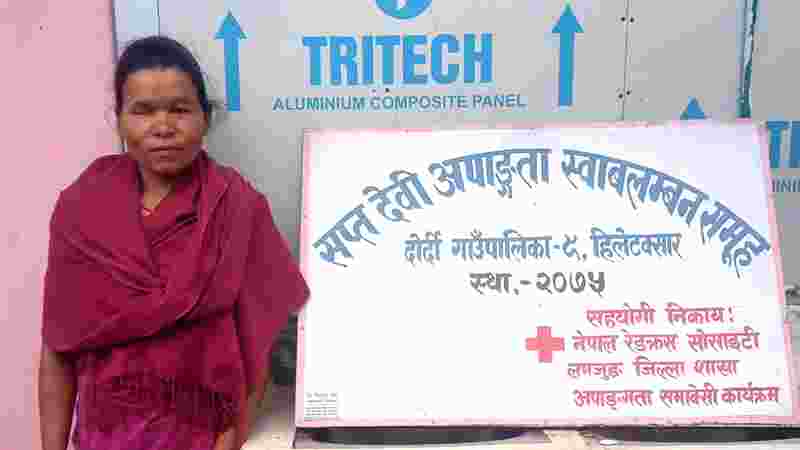 A meeting arranged by the Red Cross changed the life of Nepalese Gita Bishwokarma