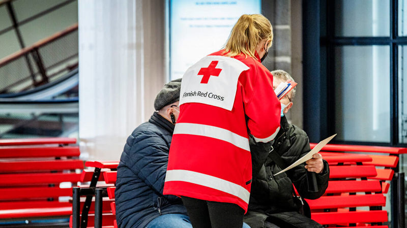 The history of Red Cross reception operations