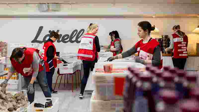 Finnish Red Cross food aid activities are open to everyone