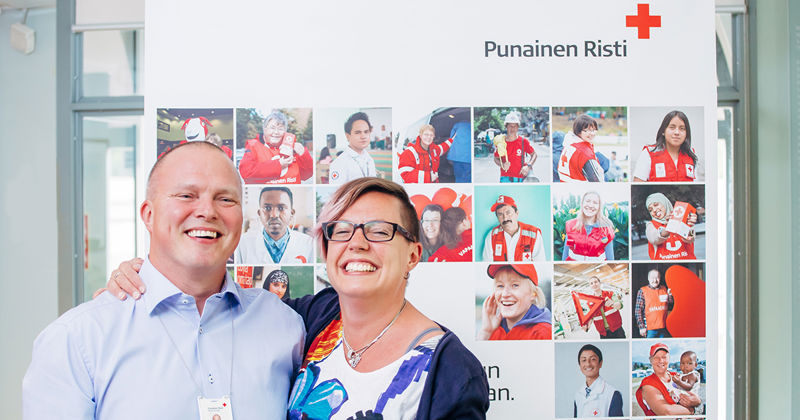 Contact information for the Finnish Red Cross
